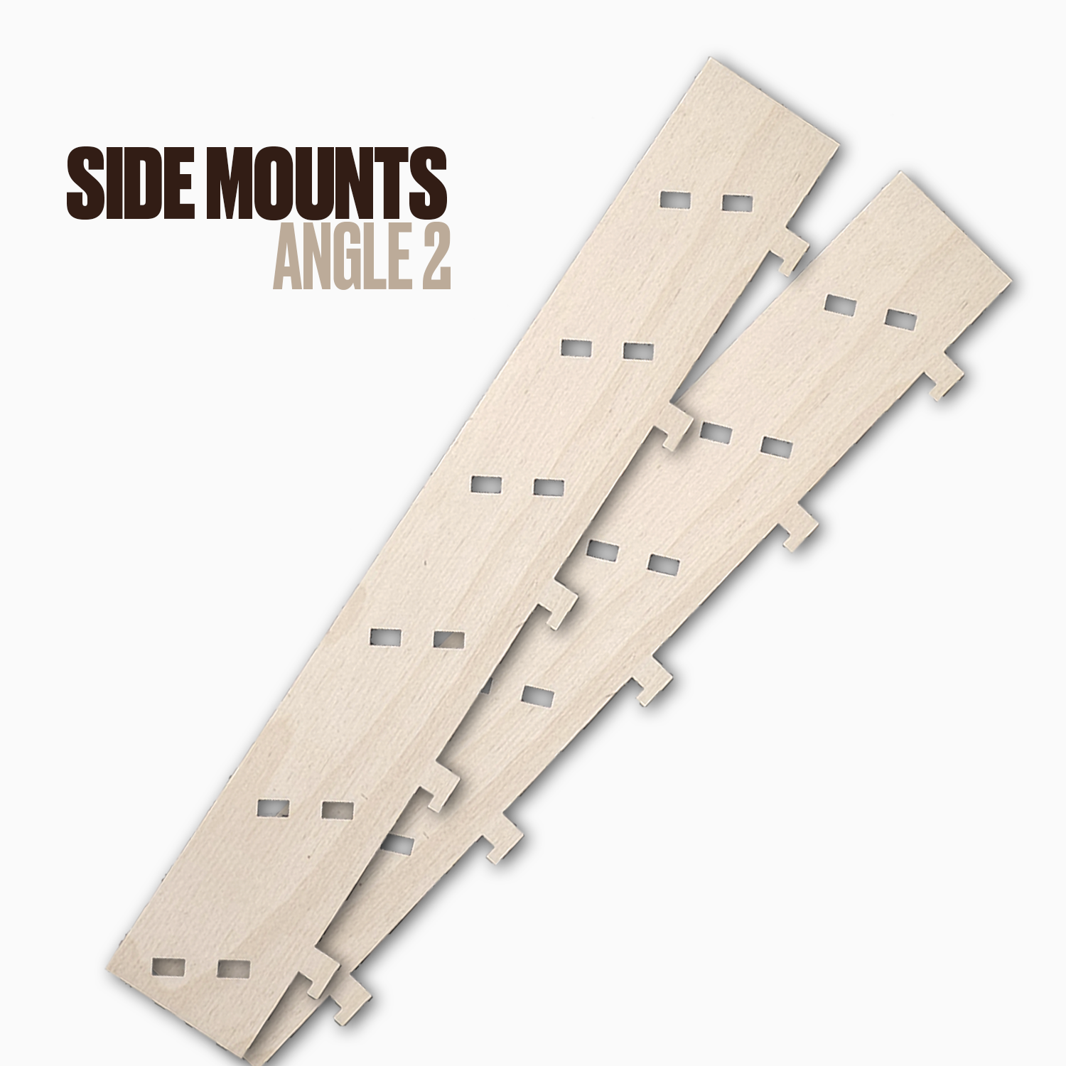 Angle #2 Side Mounts - For Taller Bottles