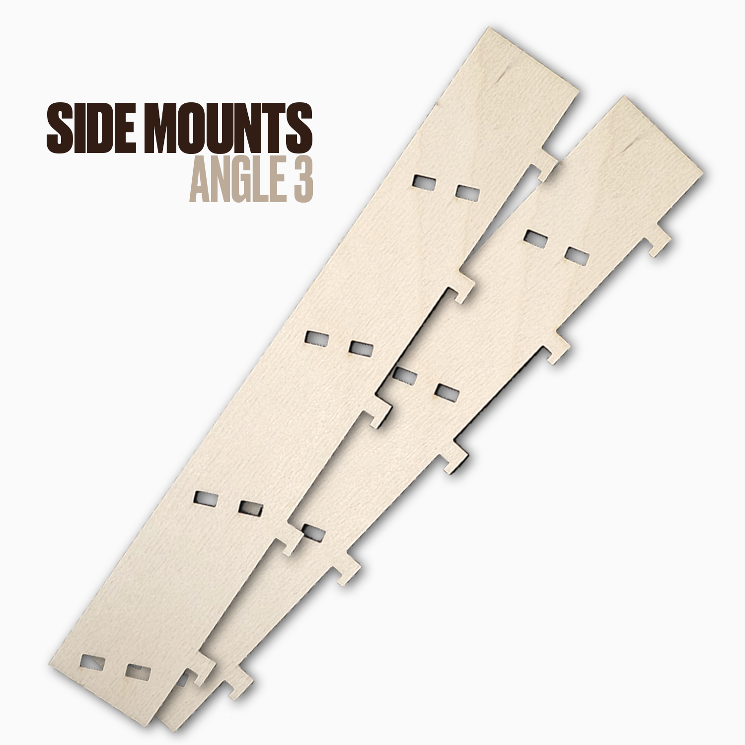 Angle #3 Side Mounts - For Large 4oz Bottles